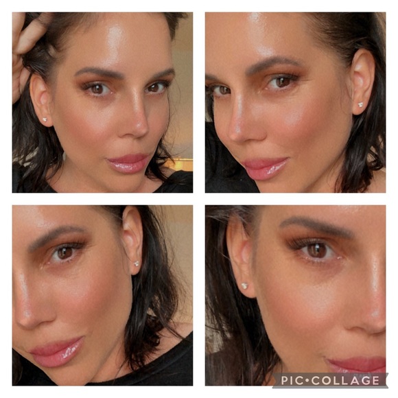 $3000 1 Carat natural Diamond Stud Earrings 14 Karat White Gold 1/2 carat each - Picture 11 of 14